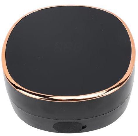 Yusat Dispensador de Jabón Automático, Espuma de Montaje en Pared, Recargable, sin Contacto, Dispensador Eléctrico Inteligente para Pared, Baño, Cocina (Negro)