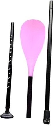 Oshhni Pagaies de Kayak Paddle Alliage en Aluminium Amovible pour Les Enfants Rame de Kayak pour Rafting de rafaire de Bateau Gonflable Sports de Plein air, Rose