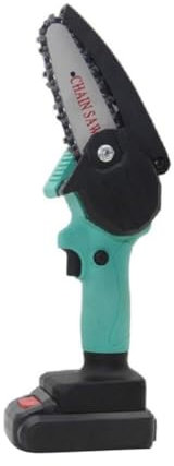 Toyvian Électriques Portatives Sans Fil Tronçonneuse Miniature Avec Batterie Lithium Rechargeable Coupe Branches Prise