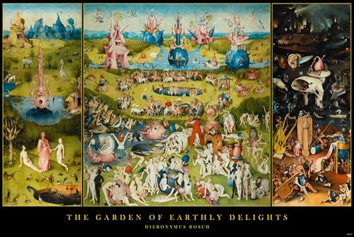 Close Up Hieronymus Bosch Poster Garden of Earthly Delights (91,5cm x 61cm)