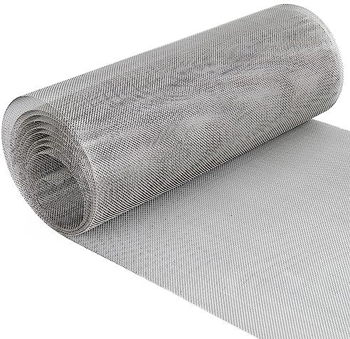 Grillage anti Rongeur et Fin, Grille Rigide et Inox anti Souris - 20 Mailles - Anti les Insectes Rats Dans le Jardin - 3 mètres x 300 mm