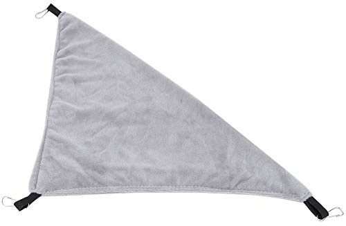 Beufee Hamaca para Ratas, Cama para Ratas, Hamaca para Conejillos De Indias, Hamaca Pequeña para Mascotas, Hamaca para Ratas para Jaula, Hamaca para Ratas, Hámsteres, Ardillas Y Pájaros(Gris)