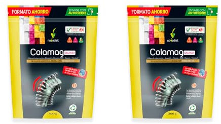 Novadiet - DOYPACK COLAMAG CALMÁN con Colágeno Origen Marino, Mangostán, Cúrcuma, Vitamina C, Magnesio, Piel, Huesos, Músculos, Articulaciones, Cartílagos, Ayuda Formación del Colágeno - Pack 2