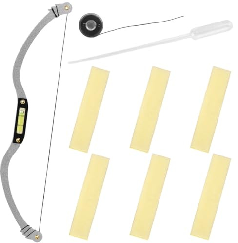 LRXIYODE Righello a Forma Curva per Posizionamento Sopracciglia Argento per Misurare Lunghezza e Dimensione in Lega di Alluminio Strumento Pratico per Trucco e Tatuaggi
