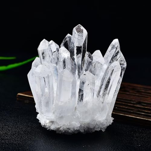 SSOPTMCB Crystal Cluster, Rock, Large Clusters Stone, Raw, Geode Cave Stones,White,300~400g Gemstone Stone