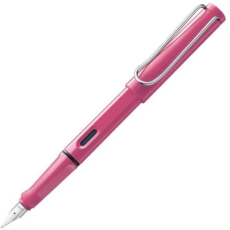 Lamy Safari Pink Fountain Pen Fine
