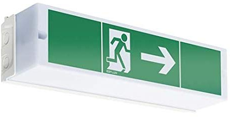 ESYLUX EN10017551 Fluchtweg-Notbeleuchtung Deckenmontage rechts