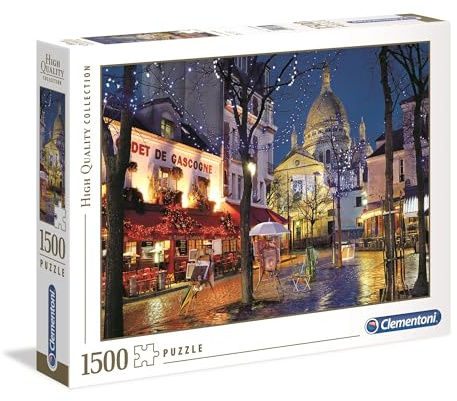 Clementoni - 31999 Collection Puzzle - Paris Montmartre - 1500 Pezzi, Puzzle Adulti