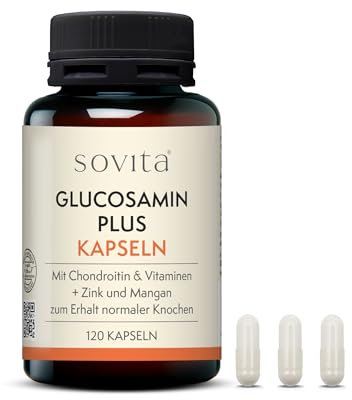 Sovita Glucosamin Kapseln plus mit Chondroitinsulfat, Gelenkkapseln, 120 Kapseln
