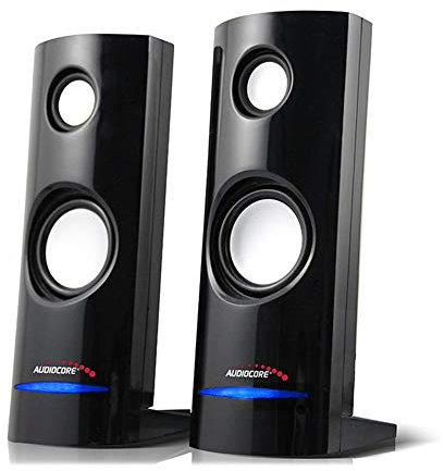 Audiocore AC860 Stereo-Lautsprecher 2.0 PC 8 Watt RMS Schwarz
