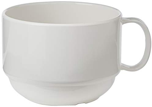 Lacor 66936 C BPA-free PC tazza da colazione, 9 x 7 W/o, colore bianco