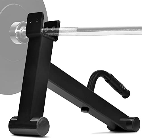Yes4All Mini Deadlift skivstång Jack med halkfritt gummihandtag – lämplig för att ladda, lossning och byta viktplattor – designad för marklyft, lyftning och tyngdlyftning