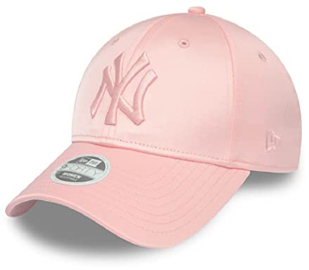 New Era York Yankees MLB Cap 9Forty Basecap Baseball Damen Kappe verstellbar Satin Rosa - One-Size