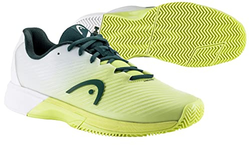 Zapatillas HEAD Revolt Pro 4.0 Clay, Verde claro/Blanco, Hombre