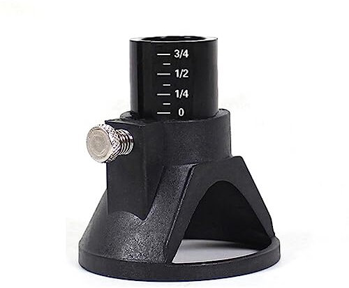 Electric Grinder Locator, Multi-Tool Cutting Guide Router Attachment Kit Rotary Drill Horn Cover for Fixing Drill Bit Milling Cutter