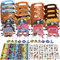 PQKL-party Piraten Party Mitgebsel, Piraten Kindergeburtstag, Piratenparty Kindergeburtstag, Piraten Maske, Geschenktüten,Tattoo Aufkleber,Schlüsselanhänger,Schnapparmband,Give Aways für Kinder