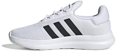 Adidas Donna Lite Racer 4.0 Shoes, Ftwr White/Core Black/Cyber Met., 42 EU