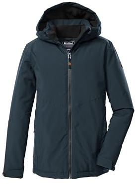 Killtec Bambini e ragazzi Giacca da esterno/giacca funzionale con cappuccio KOW 221 BYS JCKT, nachtblau, 128, 43507-000