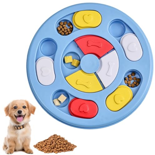 BRRDAQU Perros Juguetes Rompecabezas, Juguetes para Perros de Comida Lenta Juguete Inteligente para Cachorros Juguete Interactivo Perro Entrenamiento IQ y Estimulación Cerebral