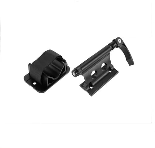 Les Barres Toit Coffres Ensemble Universel Porte-Fourche Avant Et Support Roue Arrière pour Vélo, en Aluminium À Dégagement Rapide, Porte-vélos sur Le Toit