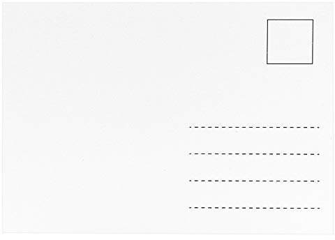 Ideen mit Herz 100 Blanko-Postkarten, weiß | Din A6, 10,5cm x 14,8cm | bedruckbar | stabile Ausführung, 300 g/m²