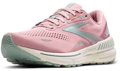 BROOKS Damen Adrenaline GTS 23 Sneaker, Rosa/Hellblau, 38.5 EU