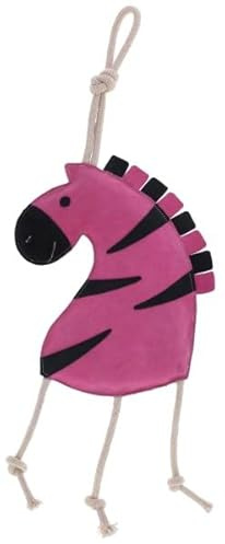 Kerbl Giocattolo per cavalli Zebra (giocattolo per cavalli, 40 x 29 x 6 cm, con imbottitura in fibre di cocco) 3228262