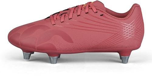 Canterbury Junior Unisex Stampede Pro Team Soft Ground Rugby Boots Soft Ground Rugby Boots, Mars Dust/Org Crush/Amber Ylw, 5.5