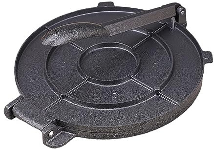 Tortillamaskin 25 cm tortillapress i aluminium för crepes bakning tortillor