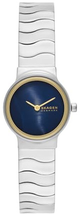 Skagen Freja Lille Damenuhr, Quarz-Zweizeigerwerk mit Edelstahl- oder Lederarmband