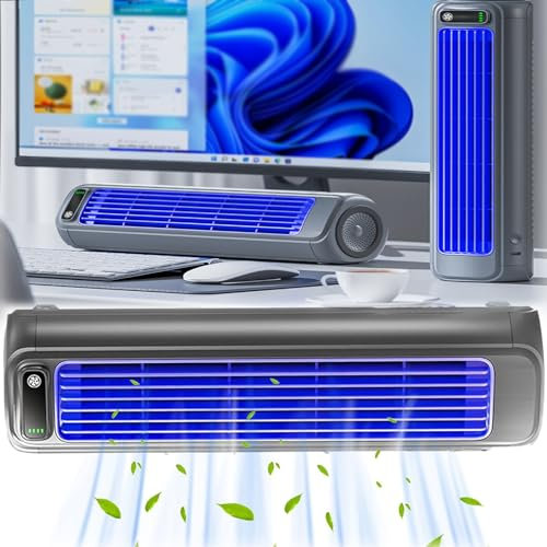 Climatiseur Portable Rechargeable Coldeez Cooling Ace, 150 Btus, 3 Vitesses, Compact, Pour Chambre et Bureau