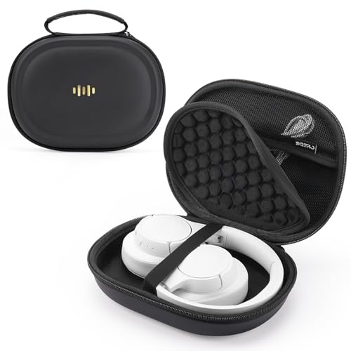 Custodia rigida per cuffie JBL Tune 510BT/720 BT/770 NC/520 BT/Soundcore Q20i/Bose, materiale PU di alta qualità, portatile, per la maggior parte delle cuffie pieghevoli piatte