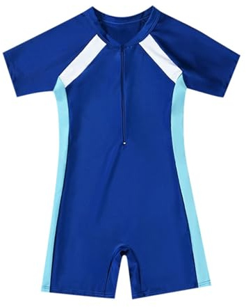 Costumi Mare Ragazzo, Costume da Bagno Intero per Ragazze e Ragazzi, per Bambini, per Sport Acquatici, Costume da Bagno Corto