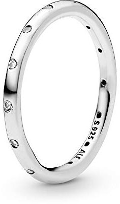 PANDORA Damen-Ring Tröpfchen 925 Silber Zirkonia weiß Gr. 60 (19.1) - 190945CZ-60