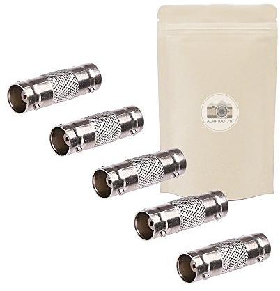 5x Adaptador BNC I Hembra Hembra coxial conector Video s-Video