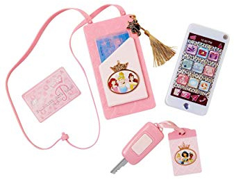 Disney Princess On-The-Go Play Smartphone with Led Lights, Sounds & Cross Strap for Girls Ages 3+