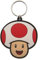 Super Mario (Toad Gummi-Schlüsselanhänger, weiß, Einheitsgröße
