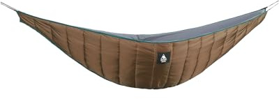 OneTigris Hideout Hammock Underquilt, Full Length Lightweight 4 Season Underquilt for Hammock Camping Hiking Backpacking Travel Beach Backyard Patio Portable