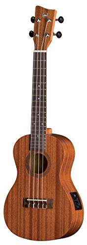 GEWA Concert E-Akustik Ukulele Manoa Elektro Lefthand - Ausführung Linkshänder - Korpus Sapelli - Natur seidenmatt - UCT-2 Preamp - inkl. gepolstertem Gig Bag - K-CO-LH-E