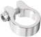 cyclingcolors Fahrrad Sattelklemme Leichtgewicht Aluminium Sattelkloben Sitzklemme Klemmanzüge Rahmensitzrohr, Durchmesser 34.9 mm (Silber)