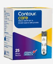 Contour Care 25 Strisce Reattive per la Determinazione della Glicemia