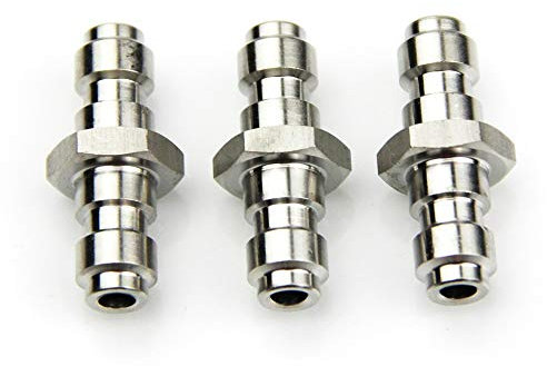 3 PZ PCP Airforce Paintball Spina maschio a doppia estremità 30MPA 8MM Nipplo di riempimento Raccordi for connettori ad innesto rapido in acciaio inossidabile Connessione//58