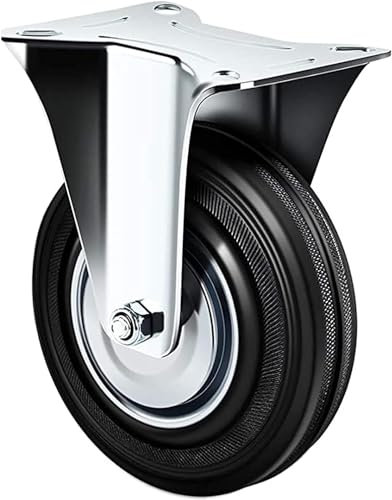 Kippen 1600AX - Rueda Industrial con Base Fija, Diámetro 75 mm