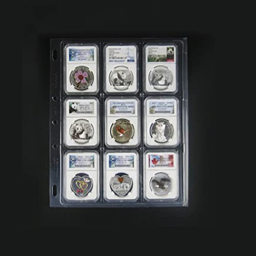 MUDOR 5 Pack Coin Slab Sleeves, Coin Slab Holder for PCGS NGC