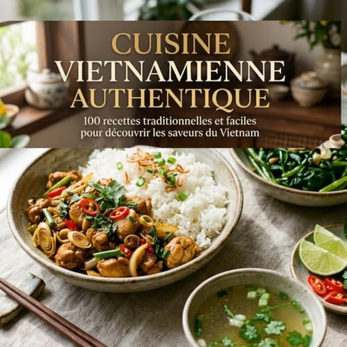 Cuisine Vietnamienne Authentique: 100 recettes traditionnelles et faciles pour découvrir les saveurs du Vietnam