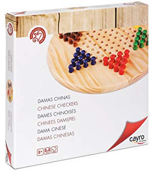 Cayro – Chinesische Dame – Traditionelles Brettspiel – Kinderspiel – Brettspiel – Strategie – Chips – bis zu 6 Spieler – Familie und Freunde – Spaß