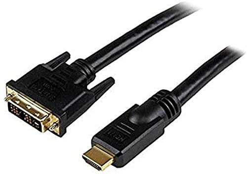 StarTech.com HDDVIMM15M - Cable HDMI a DVI, 15 m, Negro