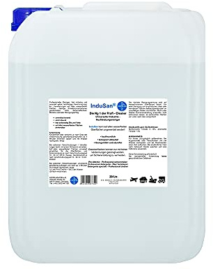 HERRLAN® InduSan Concentré Nettoyant – Bidon de 20 litres – Nettoyant industriel universel – Neutre – Puissant contre la saleté – Doux pour les surfaces – Fabriqué en Allemagne