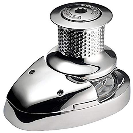 Lewmar 12V/1,000-Watt V3 Gypsy Drum for Electric Power/Sailboats 40'-50' with Stainless Steel FastFit, Fits 3/8 G4 Chain, Max Pull 2,260 lbs. - 2020201246