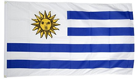 Flaggenfritze Fahne/Flagge Uruguay + gratis Sticker